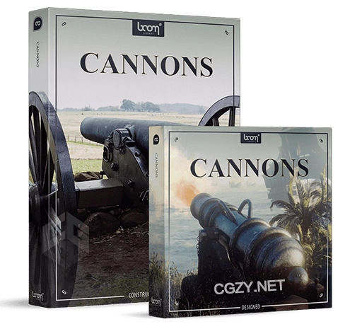 4700多种大炮炮弹射击爆炸无损音效素材 Boom Library Cannons