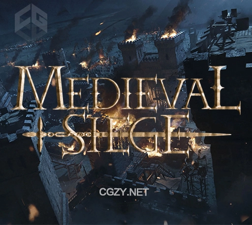 中世纪城堡战争城墙塔楼3D模型 Kitbash3D Medieval Siege (FBX+OBJ/Unreal/Textures)