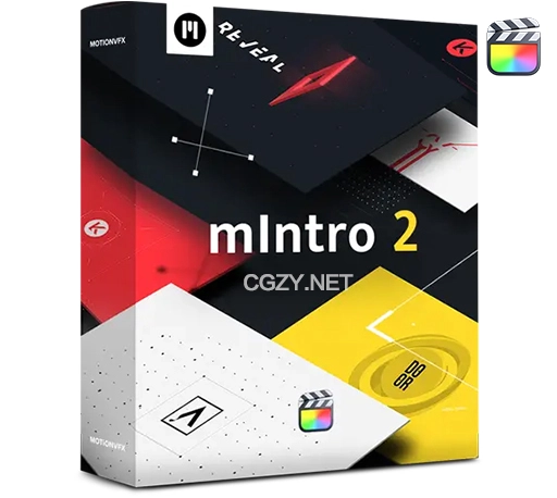 FCPX插件|55组现代品牌LOGO开场简介形象宣传动画预设 motionVFX mIntro 2