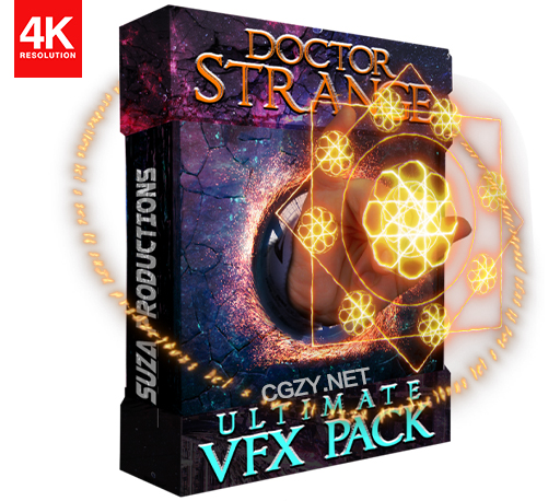 43个奇异博士传送门能量盾粒子特效合成4K视频素材 Ultimate VFX Assets Pack