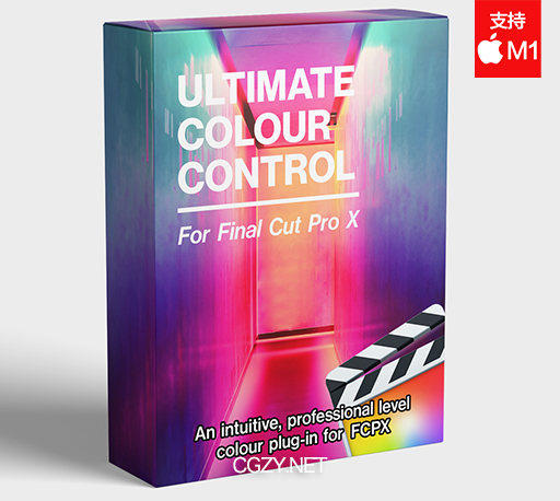 FCPX插件|超级色彩着色控制插件 支持M1 Ultimate Colour Control