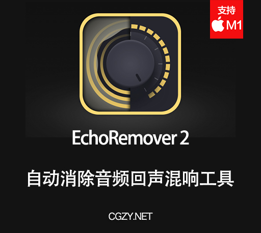 FCPX/PR/AU插件|自动消除回声音频声音混响工具 支持M1 EchoRemover 2