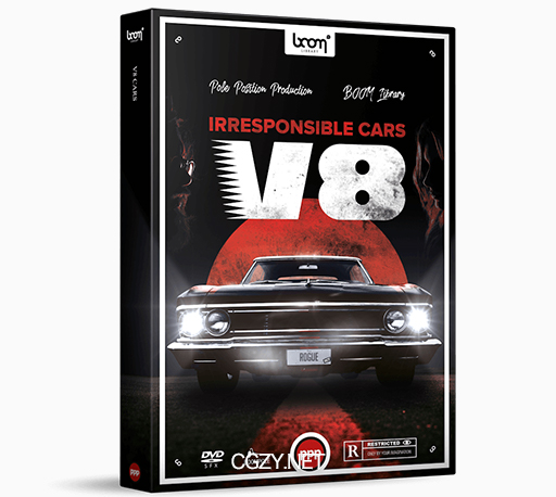 音效素材|380个经典汽车引擎排气音效集合 Boom Library CARS:V8