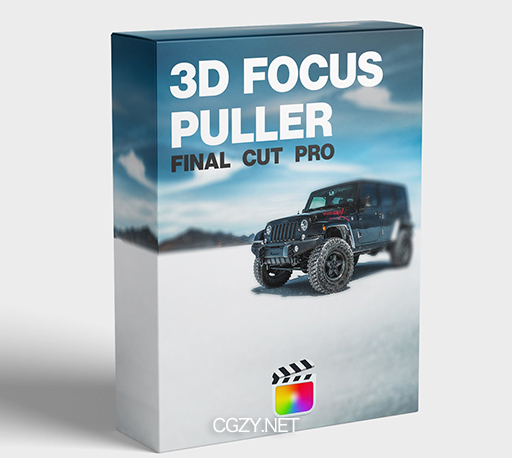 FCPX插件|20种3D焦点推拉动态手持相机缩放抖动效果 3D Focus Puller
