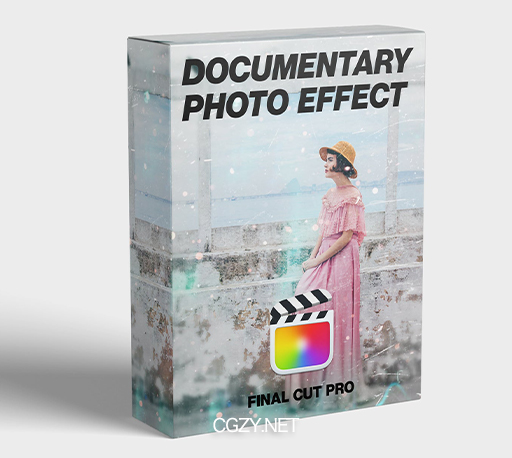FCPX插件|照片添加手持抖动缩放动态效果预设 Documentary Photo Effect