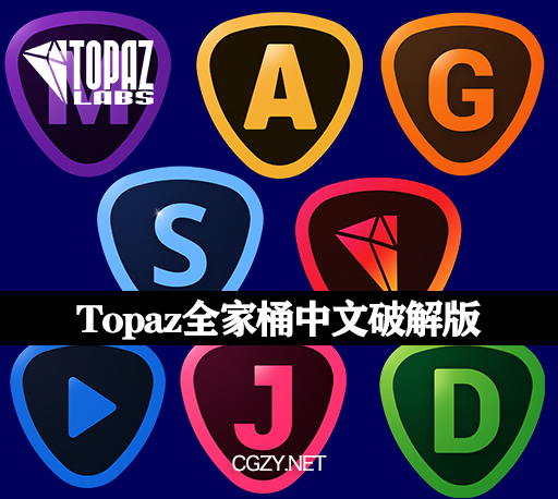 Topaz全家桶|Topaz软件全家桶中文破解版打包下载 Win/Mac