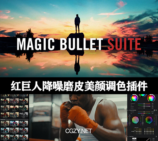 红巨人降噪磨皮美颜调色插件套装-Magic Bullet Suite v15.1.0 Win/Mac附注册码