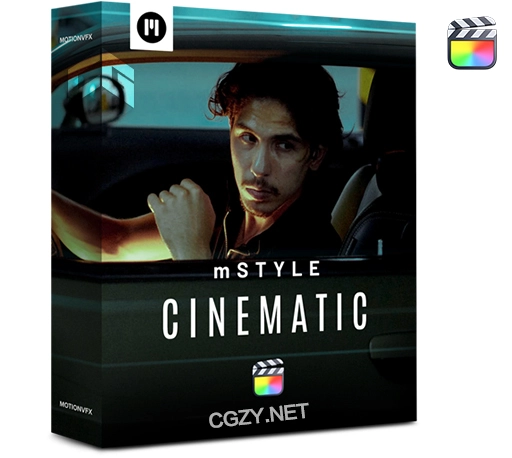 FCPX插件|32组史诗级好莱坞电影光影闪耀漏光变形缩放标题视频转场LUT预设插件包 MotionVFX – mStyle Cinematic
