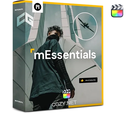 FCPX插件|65组现代简约呼出线条文字标题排版转场动画元素 MotionVFX – mEssentials