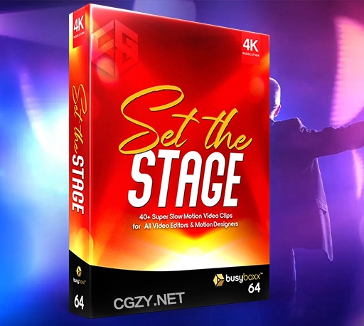 4K视频素材|42个环境光效舞台灯光叠加特效素材 BBV64 Set The Stage