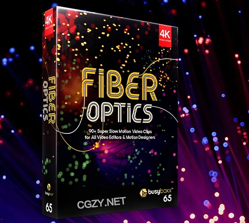 4K视频素材|92个光纤朦胧光斑动画特效素材 BBV65 Fiber Optics