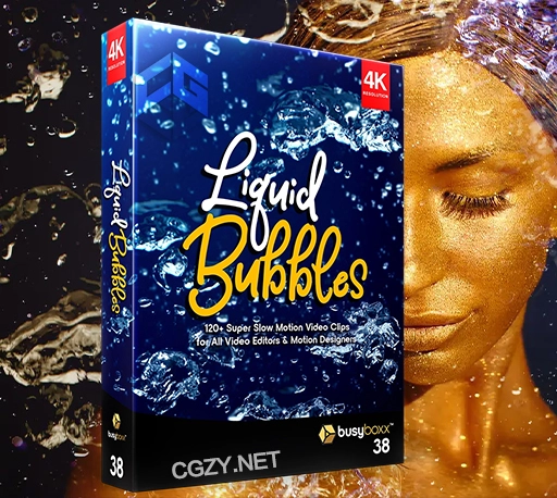 4K视频素材|130个真实液体气泡动画特效素材 BBV38 Liquid Bubbles