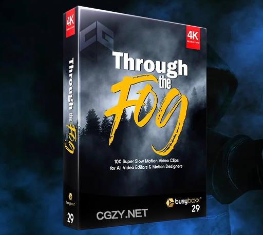 4K视频素材|100个迷雾飘渺流动烟雾特效合成素材 BBV29 Through The Fog