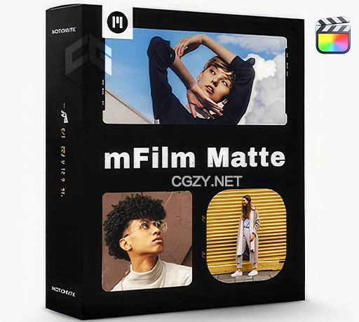 FCPX插件|80组复古胶片边框叠加效果转场预设 MotionVFX mFilm Matte