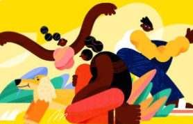 Dinlab扁平插画与思维创作营第8期2023年【画质还可以有大部分素材】