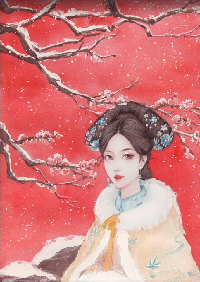 野篆古风水彩课程【画质还行只有视频】