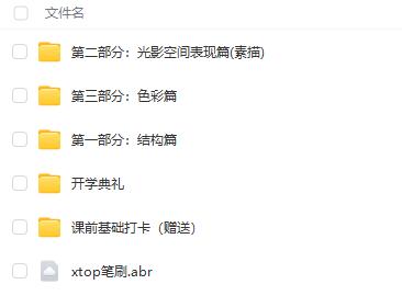 Xtop 2024氛围感厚涂色彩人像系统课【画质不错有笔刷】