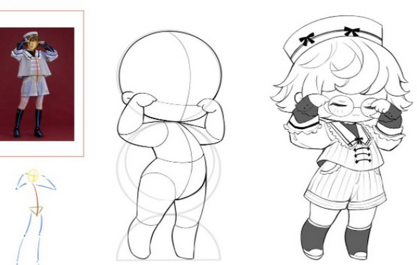 茉莉酱Q版人物动态团练第7期ipad插画教程【画质高清有课件】