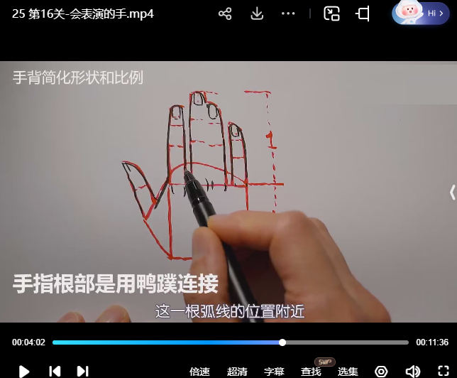抖抖村负门槛人体速写到角色创造初阶版2024【画质不错只有视频】