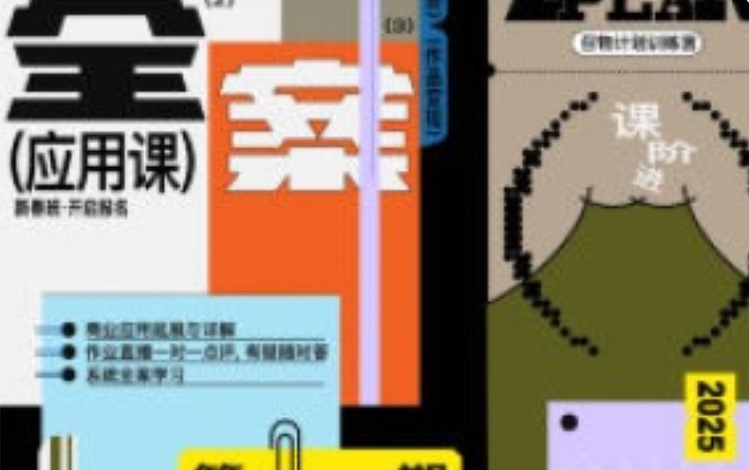 召物少年第12期视觉全案版式课2025【画质不错只有视频】