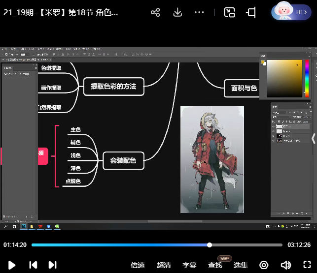 米罗原画角色设计课第19期2024年1月结课【画质高清只有视频】