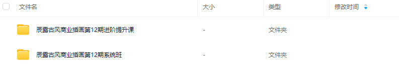 辰露古风商业插画第12期系统班+进阶2024【画质高清有课件】