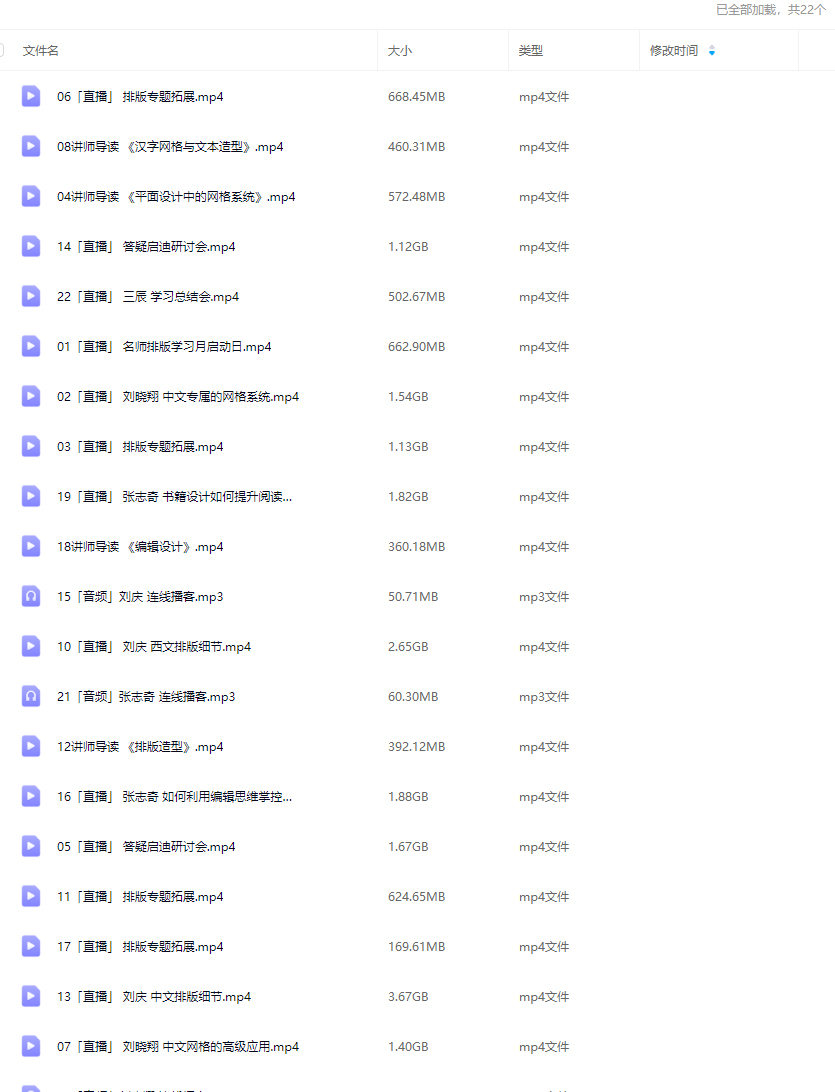 研习社名师排版月2024【画质高清只有视频】