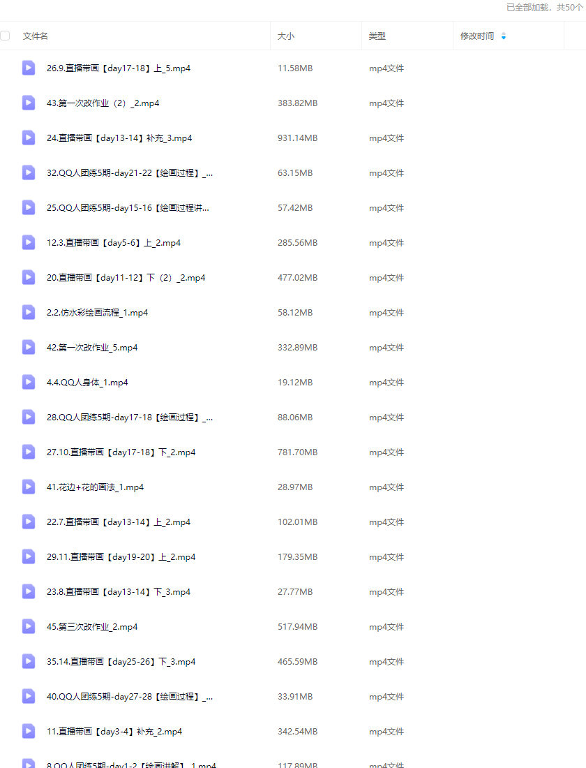 狸花社QQ人28天团练打卡第5期2024【画质高清只有视频】