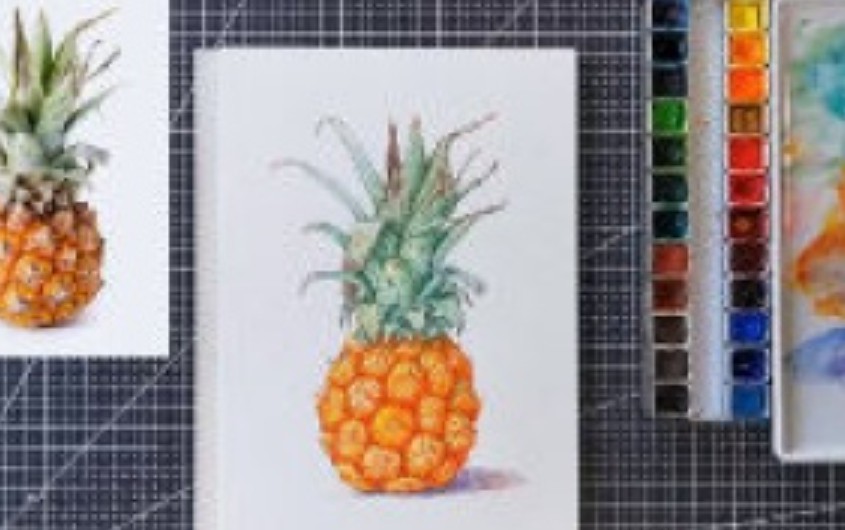 拓山明钢笔淡彩课程合集【画质不错有课件】