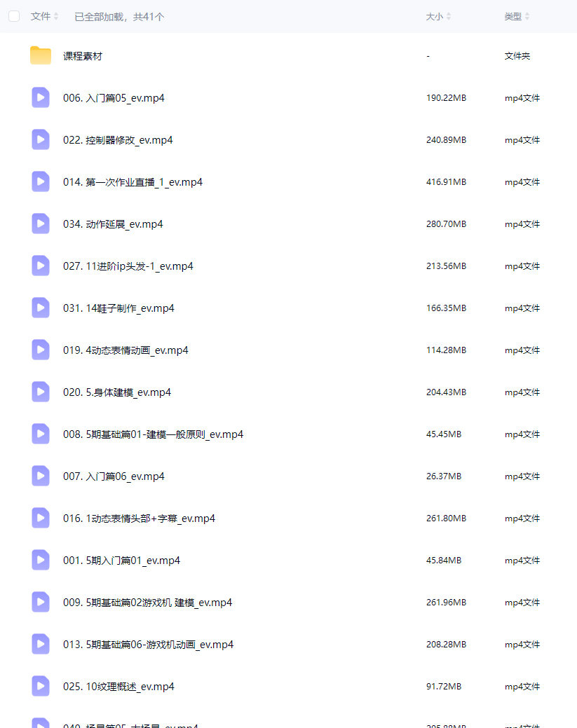 饼子搅拌机IP训练营第5期Blender教程2024【画质高清有大部分素材】