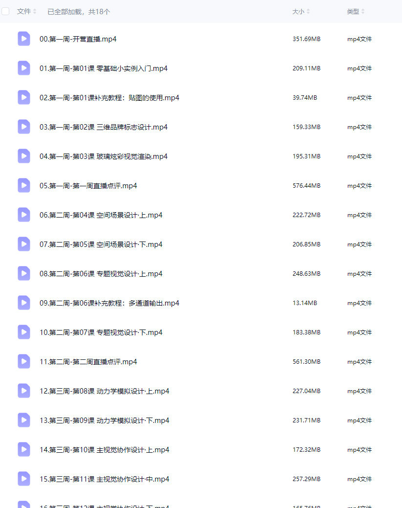 Dinlab新视觉无限C4D训练营第2期【画质高清只有视频】