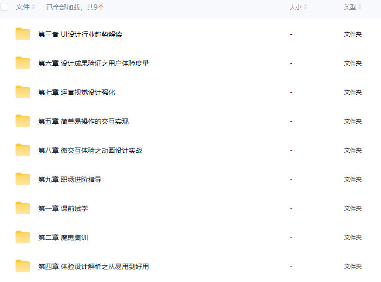 孔晨UI设计系统实战班第6期【画质高清只有视频】