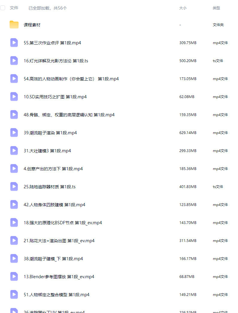 海龙Blender第2期IP设计全流程商业实战课【画质高清有素材】