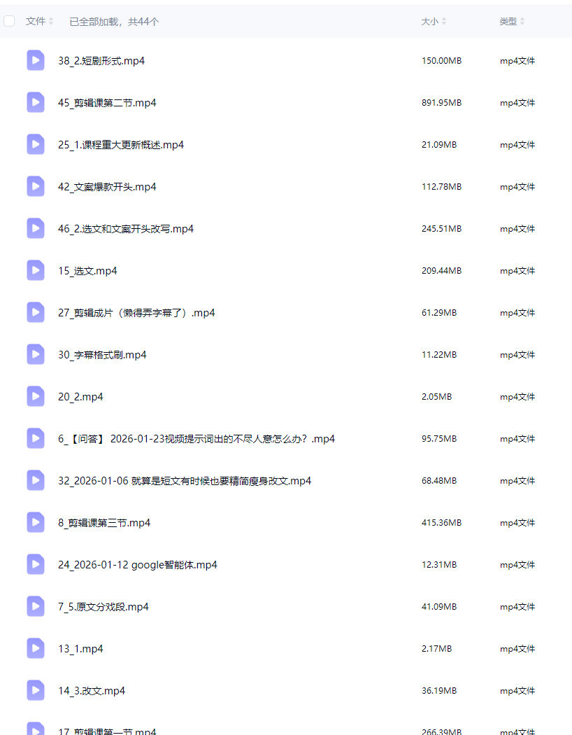Ai漫剧班陪跑课2026从零开始做AI漫剧【画质高清只有视频】