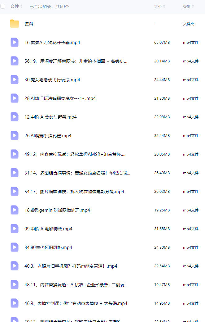 云驿AIGC影视级实战课2025年10月结课【画质还行有素材】