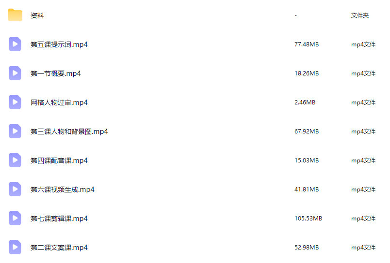 猫小倩AI电影制作全流程陪跑课2026【画质高清有资料】