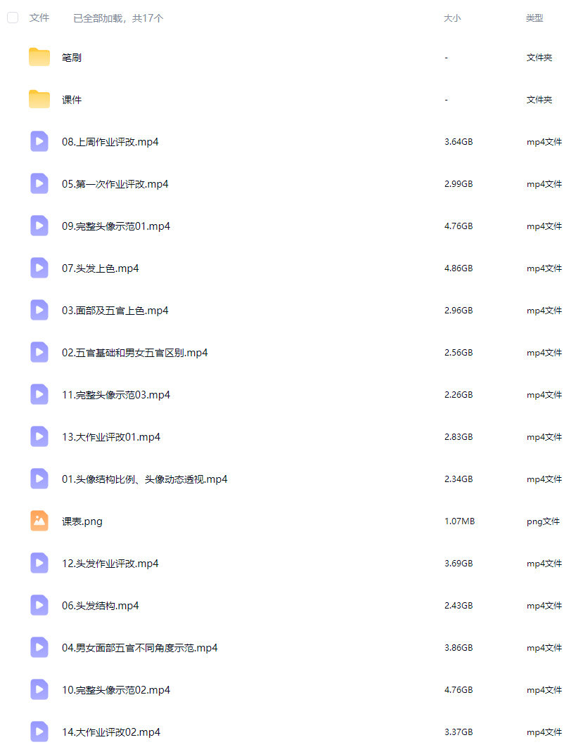 念萦墨葵头像系统课2025【画质高清有课件笔刷】