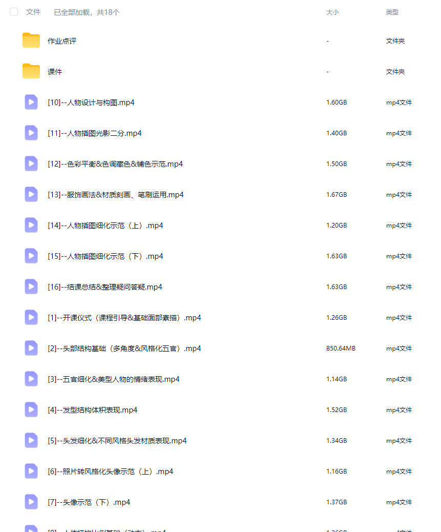 冷少第2期ipad厚涂质感人像插画特训班2025【画质高清有课件】