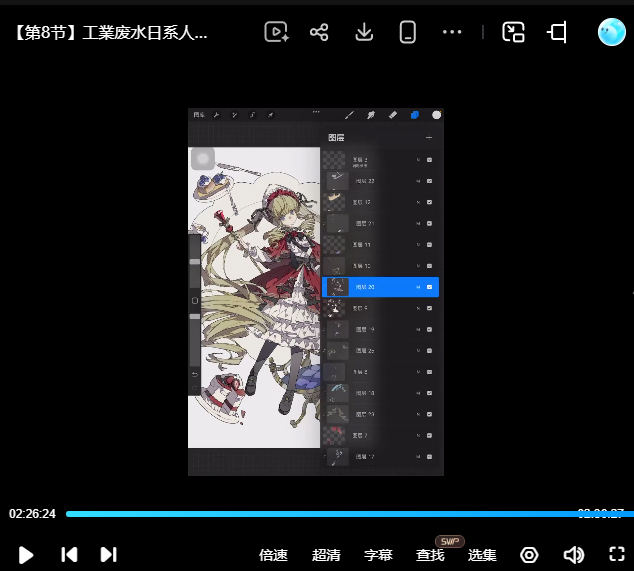 工業废水日系人物立绘团练2025【画质高清有课件笔刷】