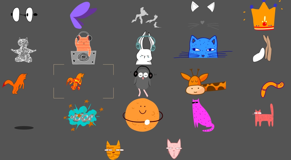 AE模板|22个卡通动物动画元素 Cartoon Elements AE模板|22个卡通动物动画元素 Cartoon Elements