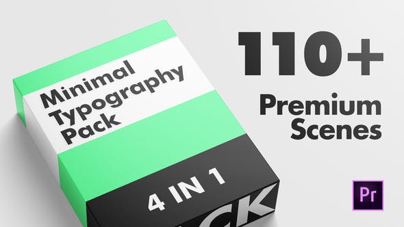 PR模板|110种迷你简约文字标题动态排版动画 Minimal Typography Pack PR模板|110种迷你简约文字标题动态排版动画 Minimal Typography Pack