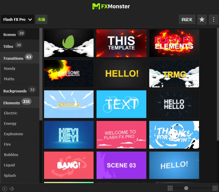 AE脚本|391个二维卡通动漫火焰能量LOGO标题转场MG动画元素包-Flash FX Pro – Animation Constructor AE脚本|391个二维卡通动漫火焰能量LOGO标题转场MG动画元素包-Flash FX Pro – Animation Constructor