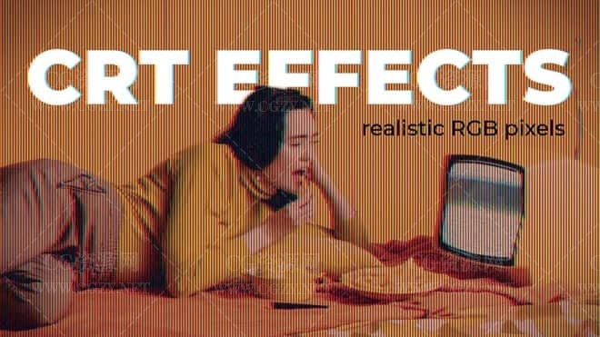 FCPX插件|CRT复古电视逼真RGB像素效果预设 支持M1 CRT TV Effects FCPX插件|CRT复古电视逼真RGB像素效果预设 支持M1 CRT TV Effects