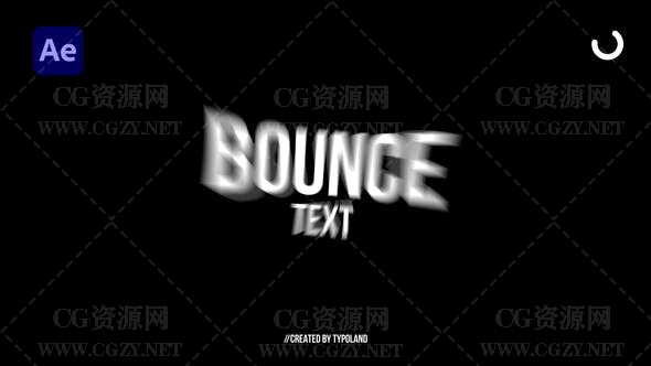 AE模板|100组个性文字反弹弹跳缓冲动画预设 100+ Bounce Text Animations AE模板|100组个性文字反弹弹跳缓冲动画预设 100+ Bounce Text Animations