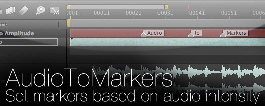中文汉化AE脚本|将音频转换为关键帧给图层添加标记插件 AudioToMarkers V1.54 Win/Mac 中文汉化AE脚本|将音频转换为关键帧给图层添加标记插件 AudioToMarkers V1.54 Win/Mac