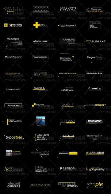 FCPX插件|50组自动跟踪线条呼出文字介绍动画-mCallouts Simple 2 支持M1+使用教程 FCPX插件|50组自动跟踪线条呼出文字介绍动画-mCallouts Simple 2 支持M1+使用教程