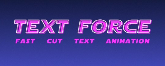 AE脚本|根据音频制作快闪文字标题动画工具 Text Force v1.9.0 Win/Mac+使用教程 AE脚本|根据音频制作快闪文字标题动画工具 Text Force v1.9.0 Win/Mac+使用教程