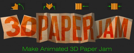 AE脚本|3D Paper Jam 1.2.1 制作纸张折叠翻转动画效果工具 AE脚本|3D Paper Jam 1.2.1 制作纸张折叠翻转动画效果工具