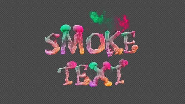 AE模板|文字变成烟雾消失特效动画模板-Smoke Text Typography AE模板|文字变成烟雾消失特效动画模板-Smoke Text Typography