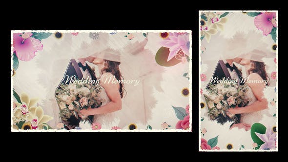 AE模板|浪漫婚礼MV幻灯片开场模板 Wedding Memory AE模板|浪漫婚礼MV幻灯片开场模板 Wedding Memory